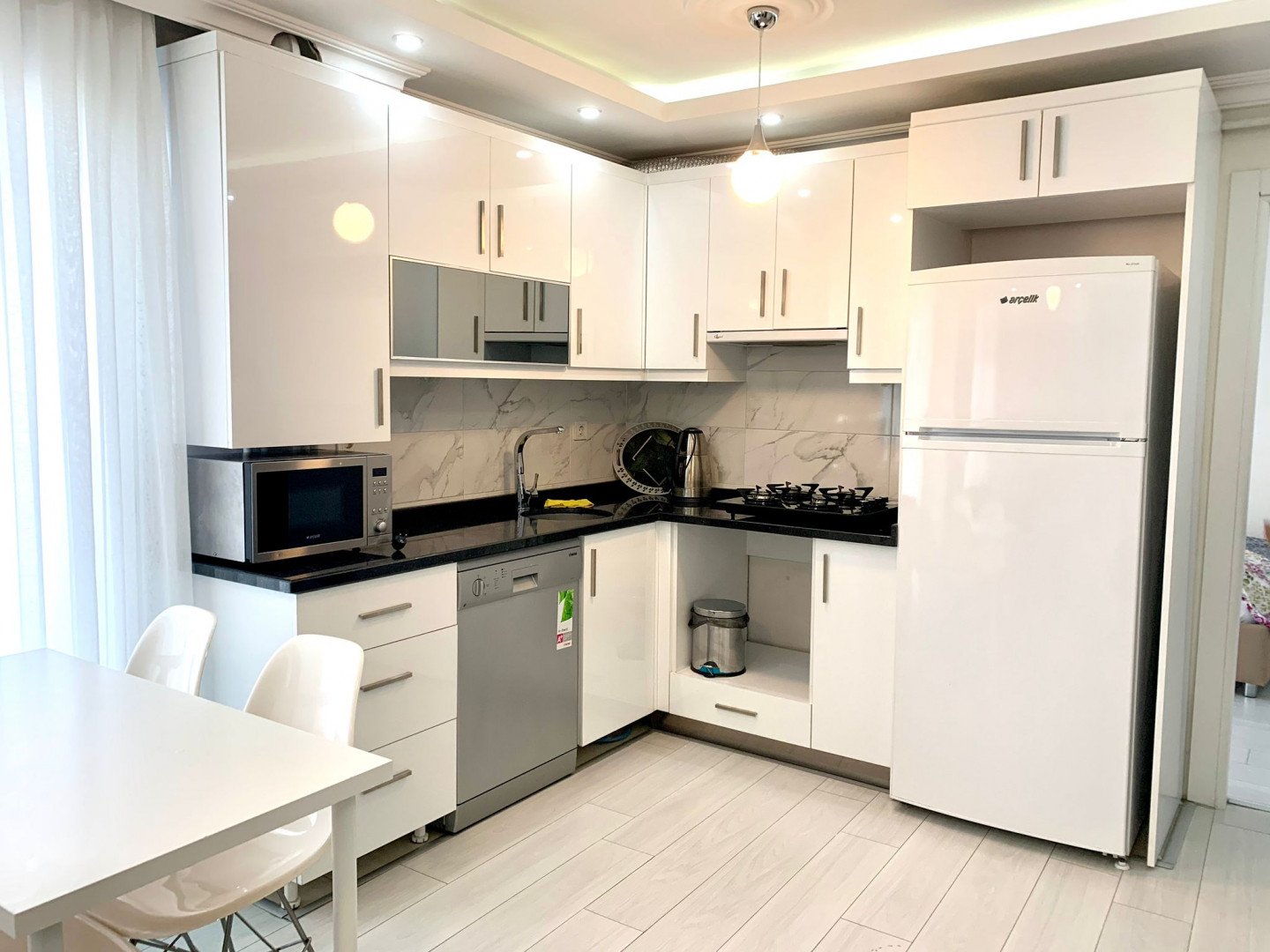 Two-bedroom apartment with a living room for rent