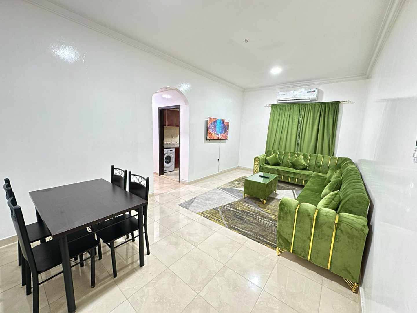 Two-bedroom apartment with a living room for rent