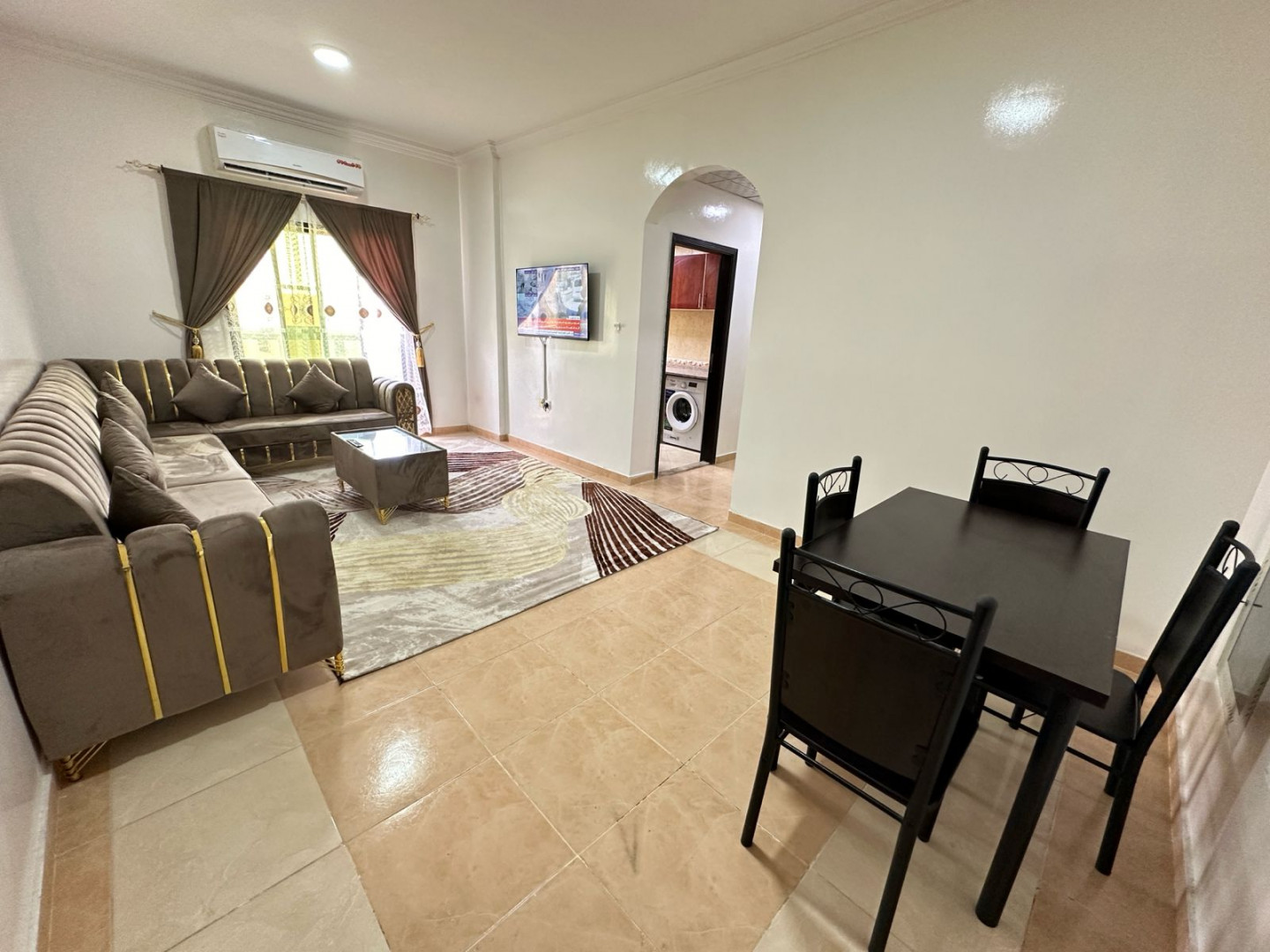 Two-bedroom apartment with a living room for rent