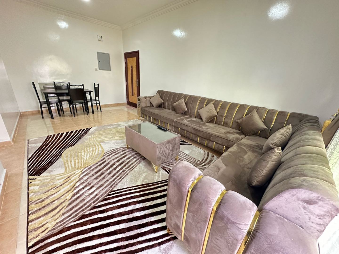 Two-bedroom apartment with a living room for rent