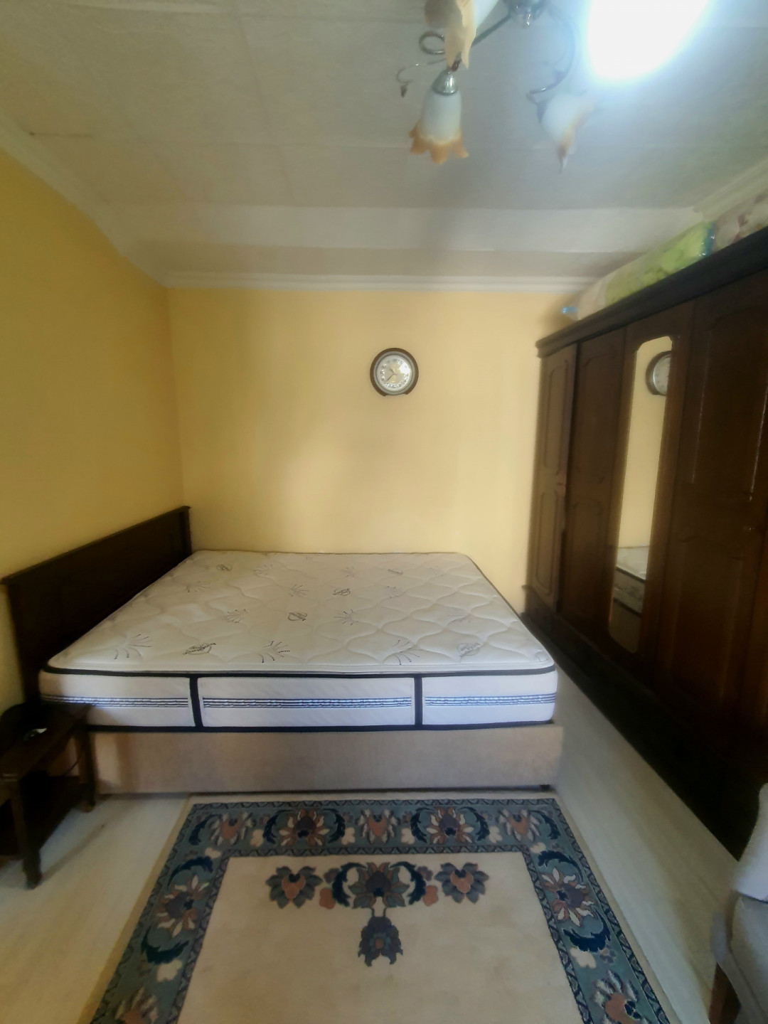 Furnished two-bedroom apartment with living room