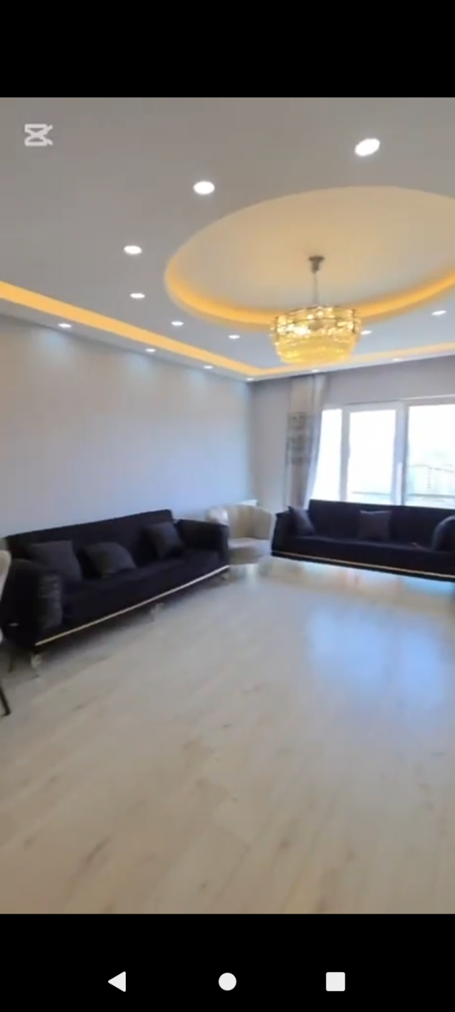 Two-bedroom apartment with a living room, fully furnished