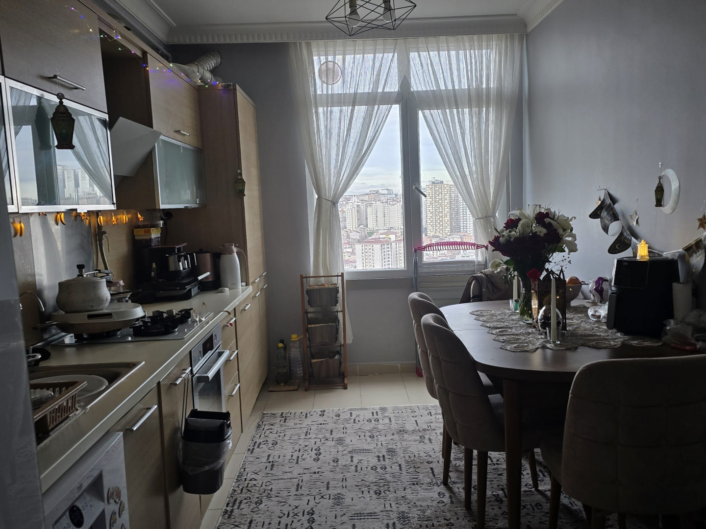 Two-bedroom apartment with a living room in Vita Tower complex