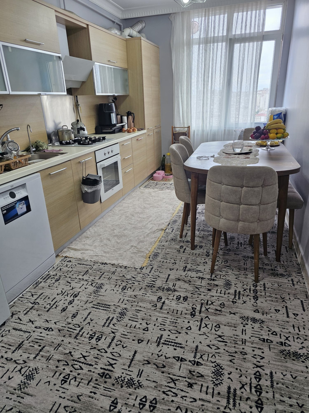 Two-bedroom apartment with a living room in Vita Tower complex
