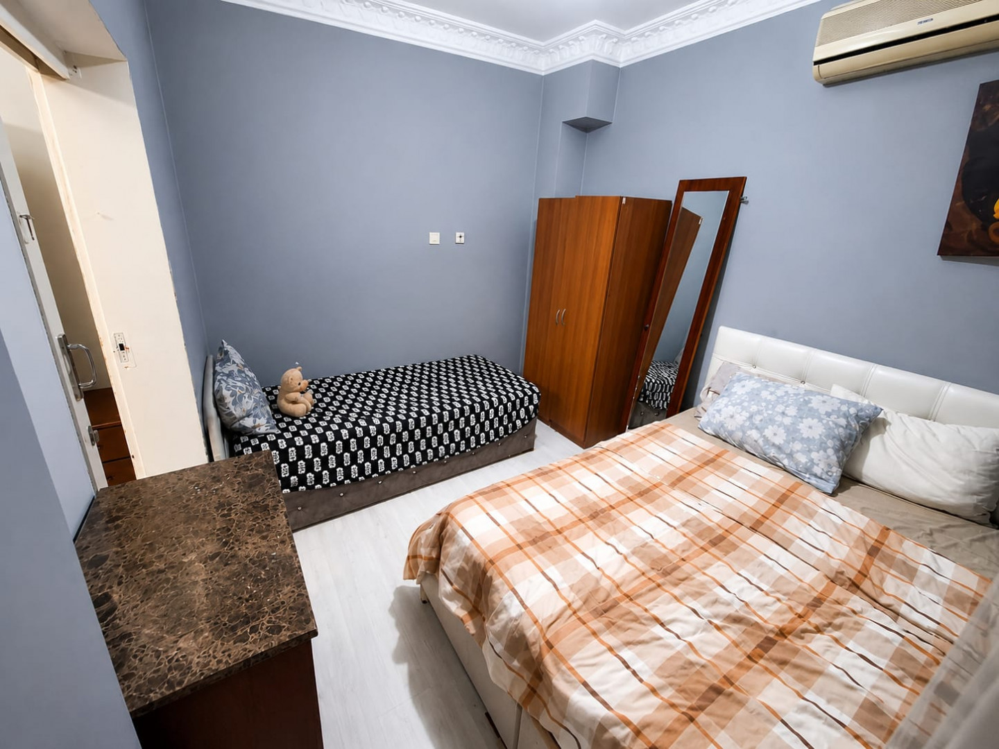 Two-bedroom apartment with a living room