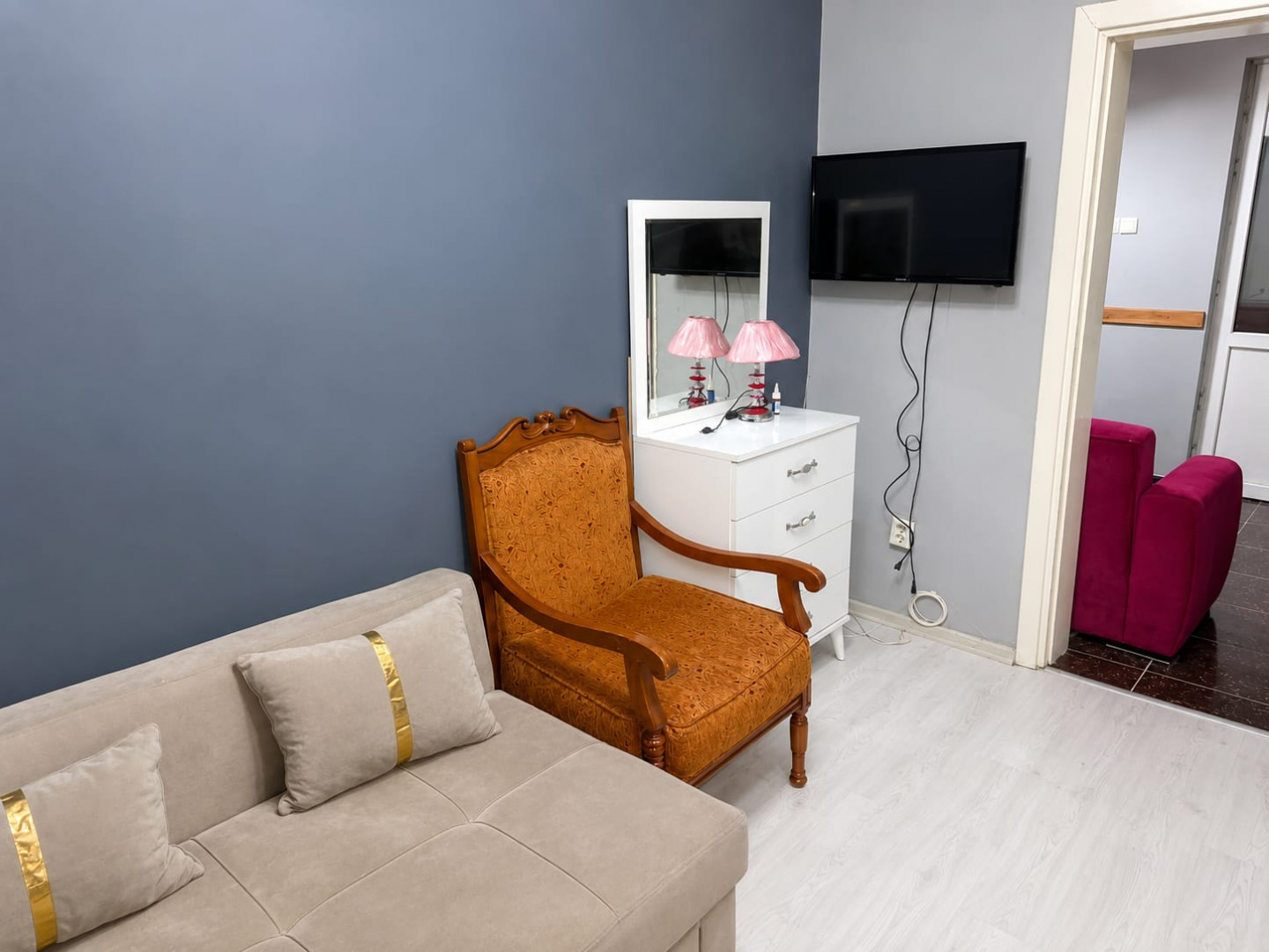 Two-bedroom apartment with a living room