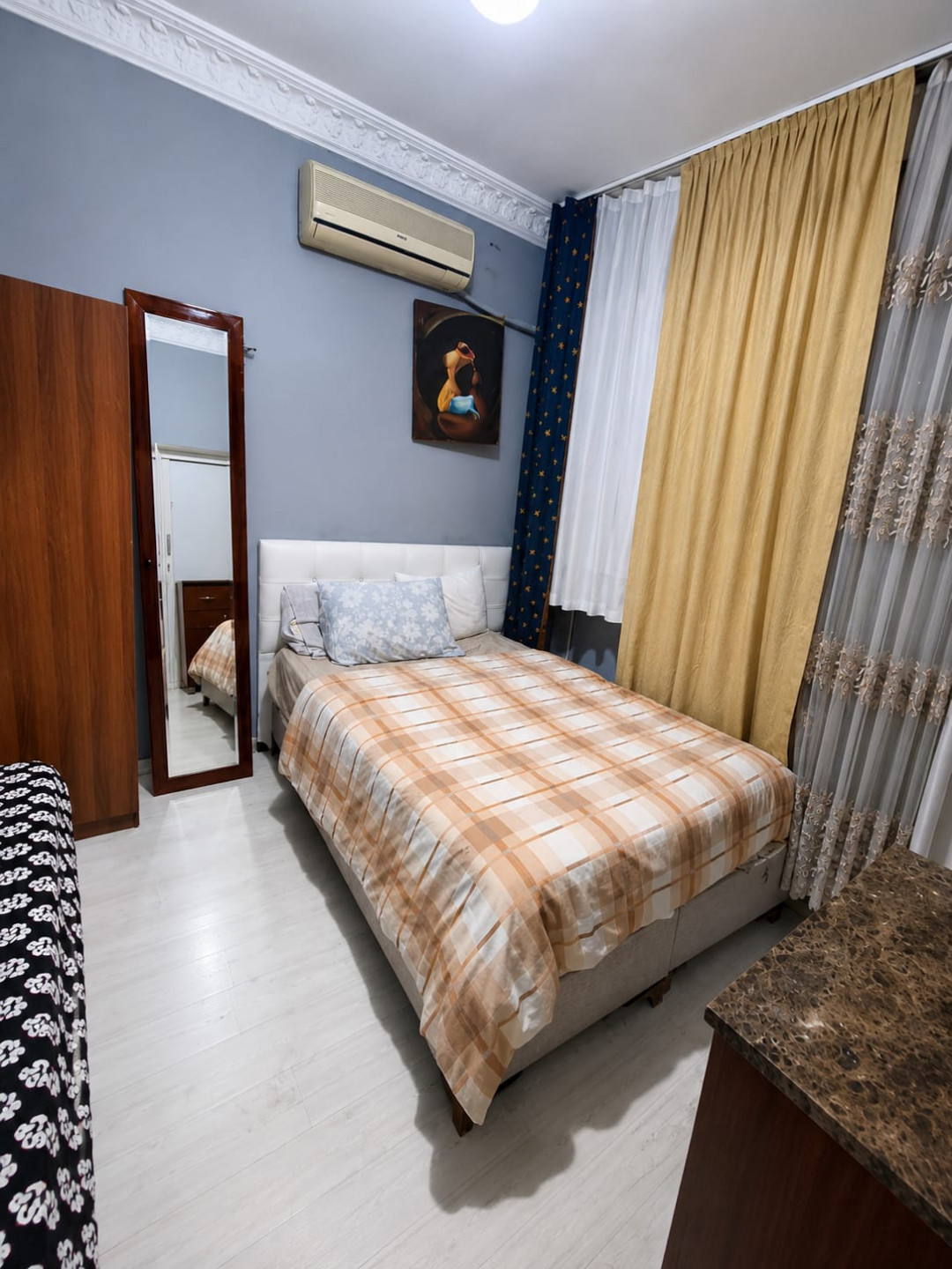 Two-bedroom apartment with a living room