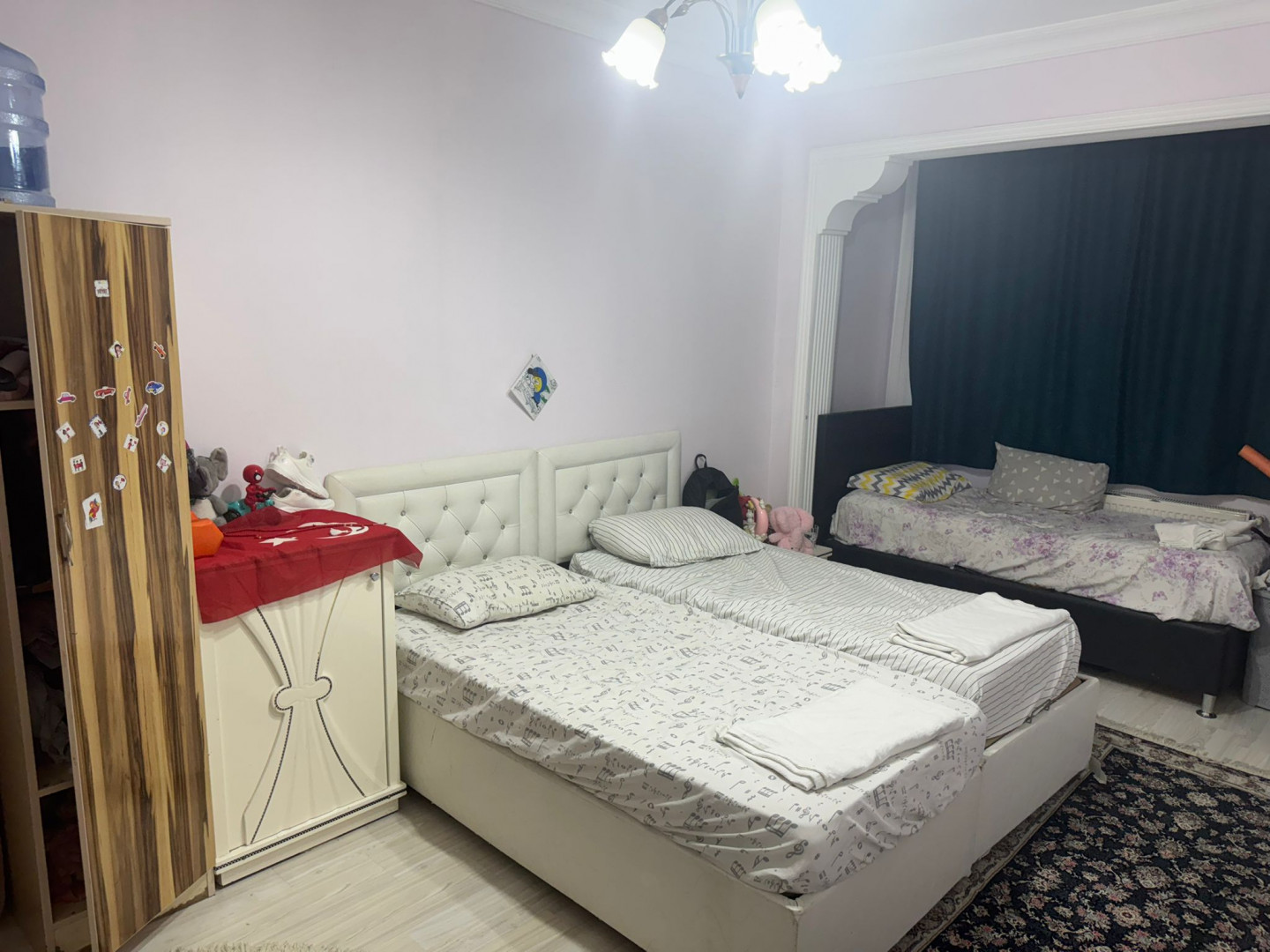 Two-bedroom apartment with a living room, first floor
