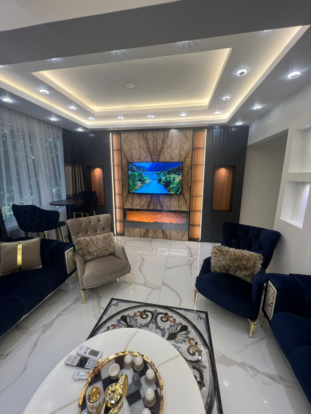 Two-bedroom apartment with a living room