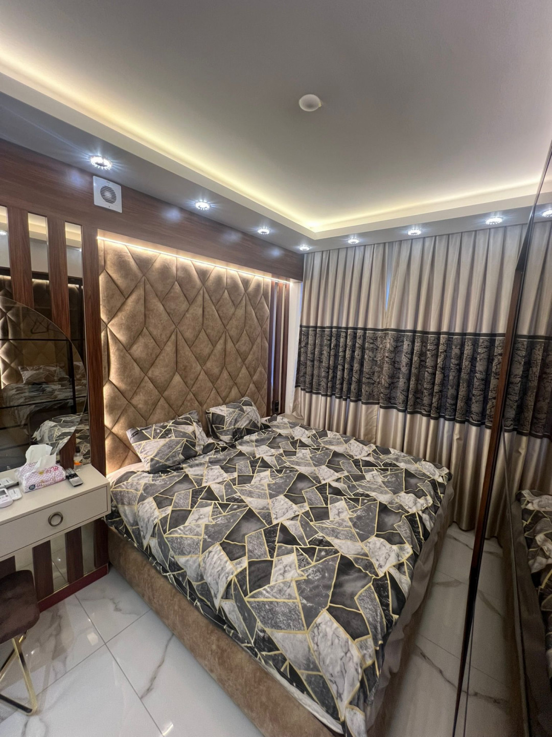Two-bedroom apartment with a living room