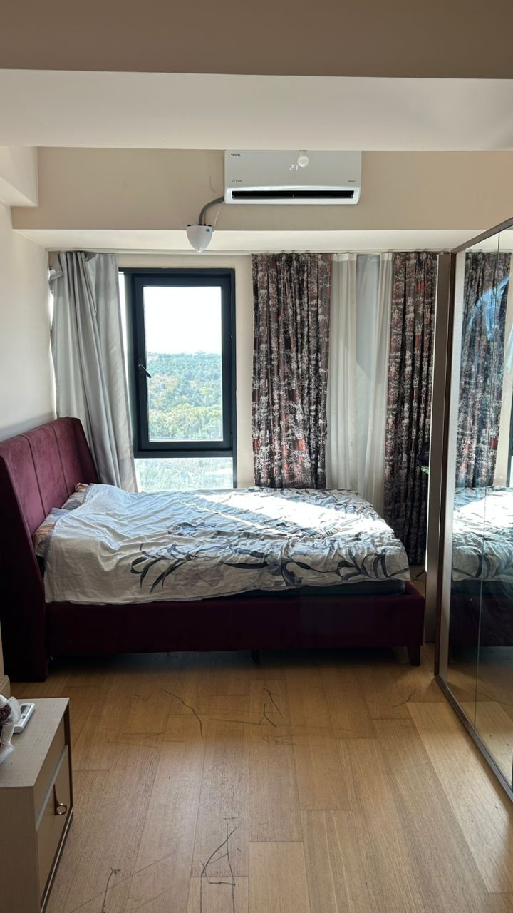 Furnished apartment, two bedrooms and a living room