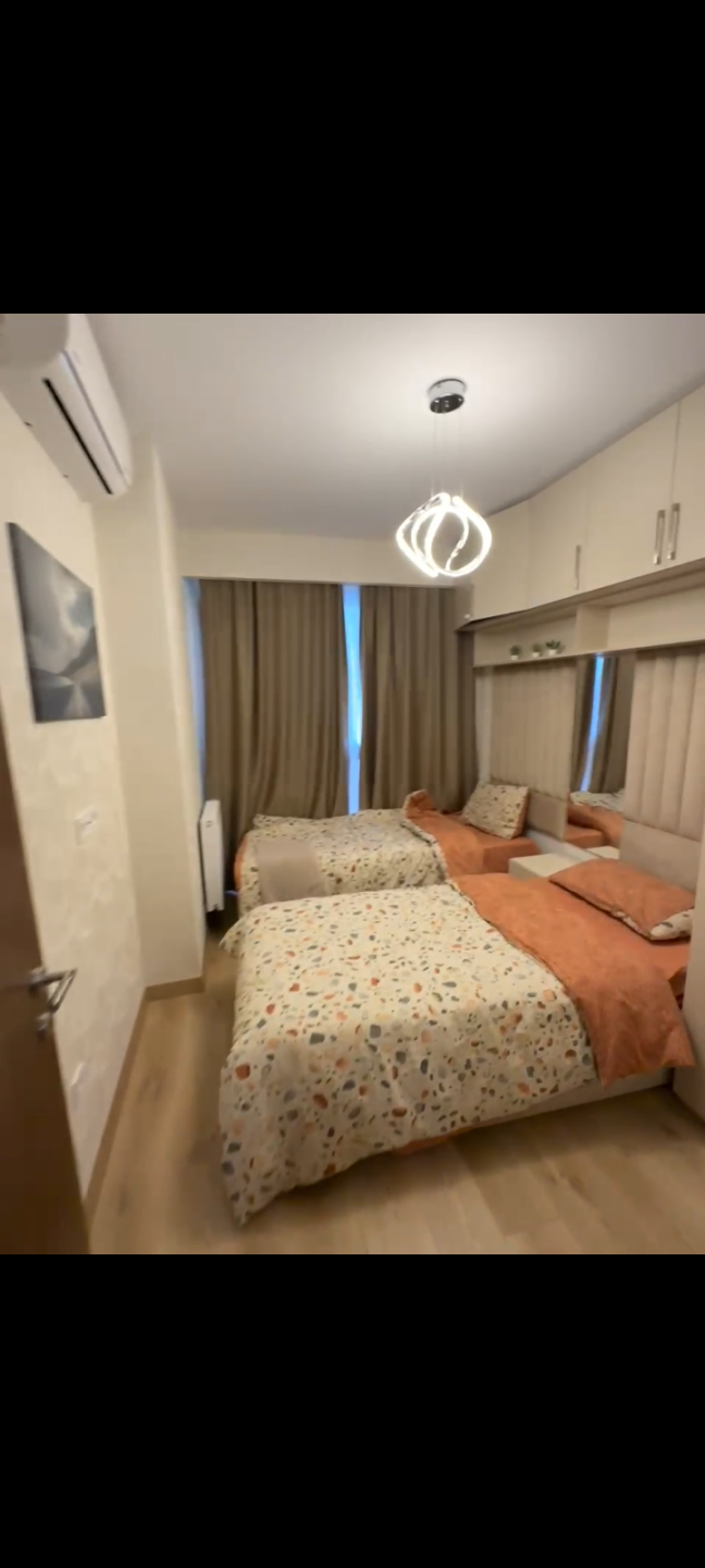 Furnished apartment with three rooms and a living room