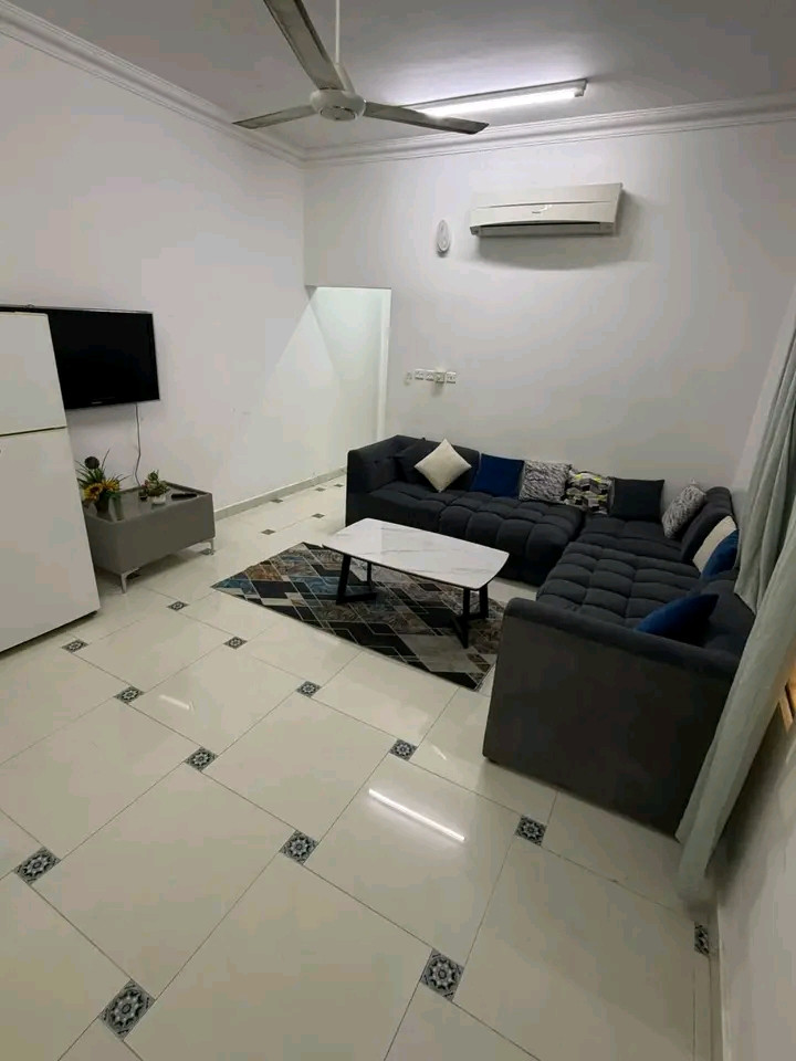 A distinctive apartment in Al Maabilah with an indoor pool