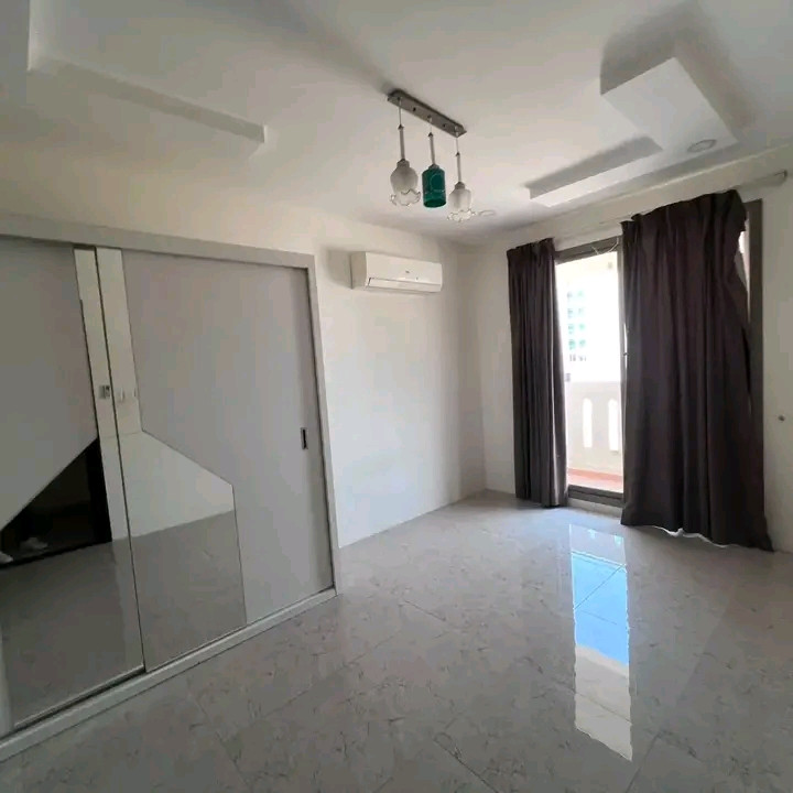A distinctive apartment with a city view