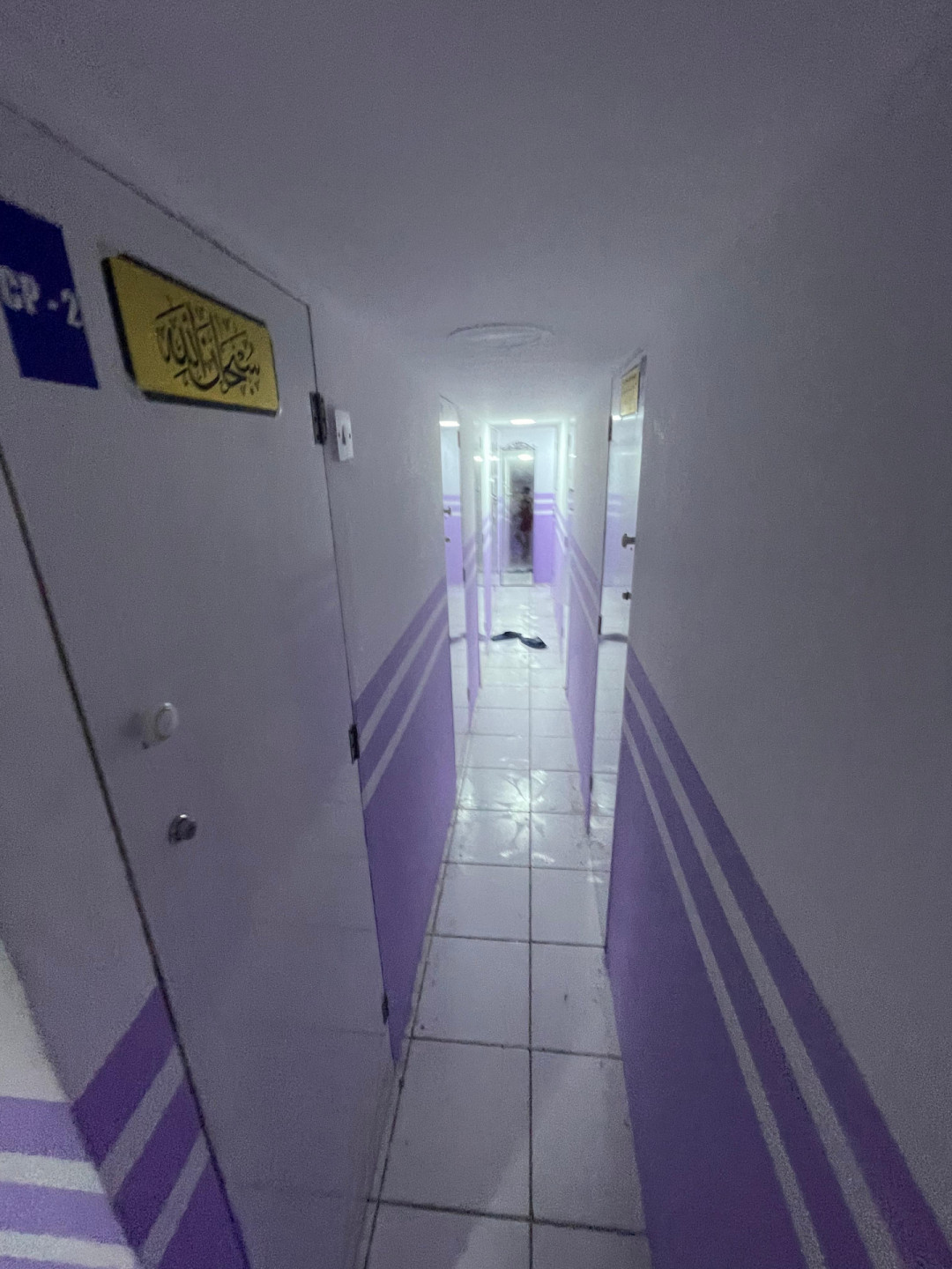 Shared apartment with partitions