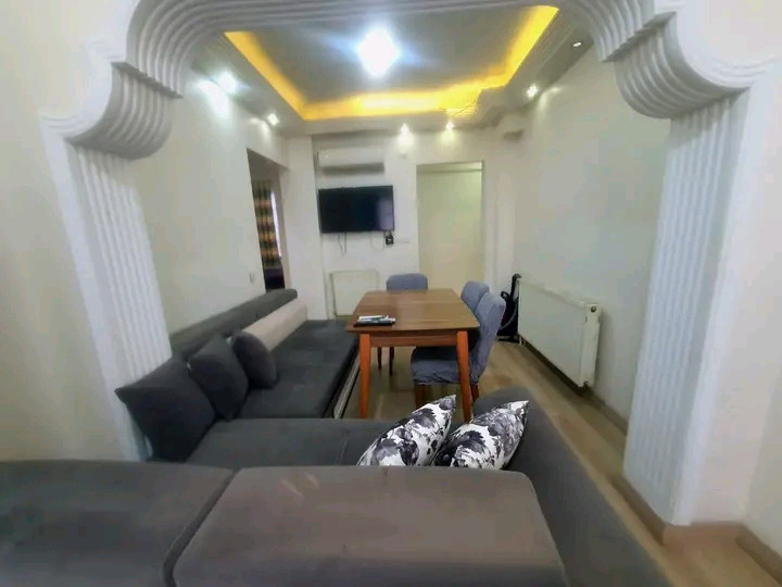 First floor apartment, two bedrooms and a living room, in a prime location
