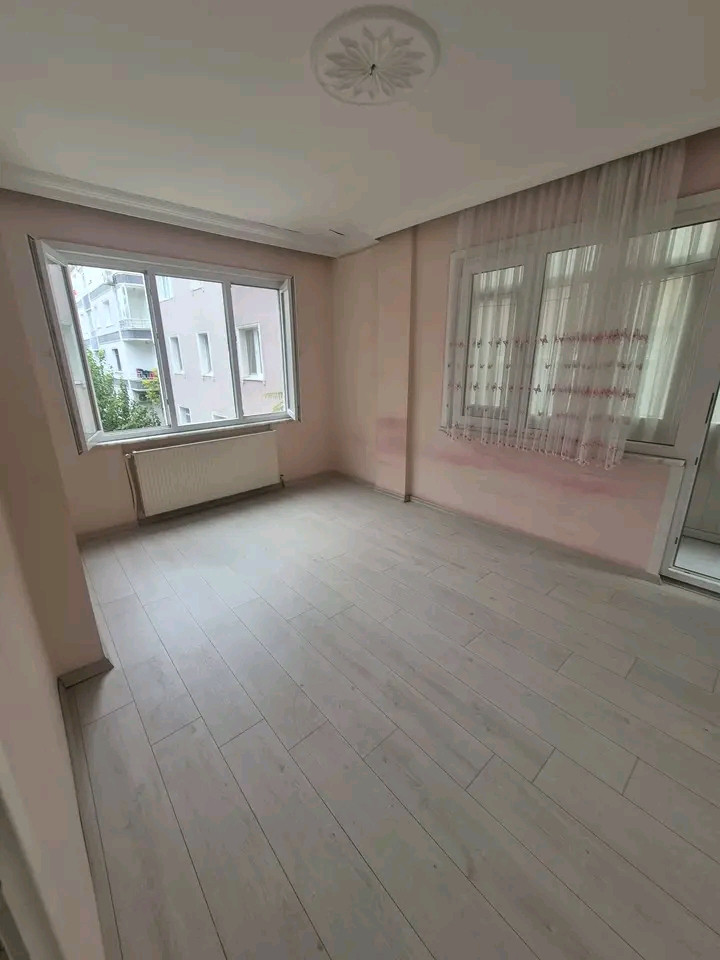 Second floor apartment, two bedrooms and a living room