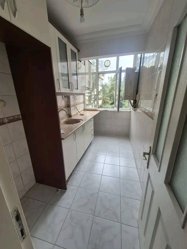 Second floor apartment, two bedrooms and a living room