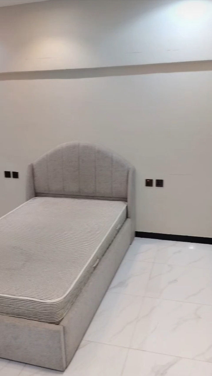 Second floor apartment, two bedrooms and a living room, half furnished