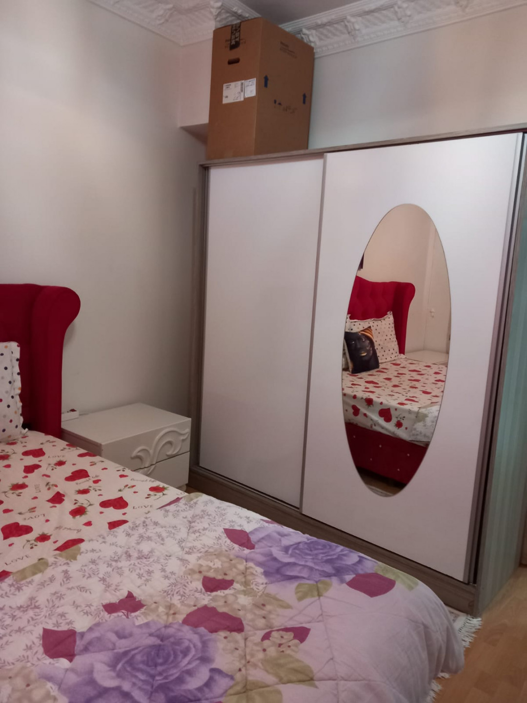 Three-bedroom apartment with a living room