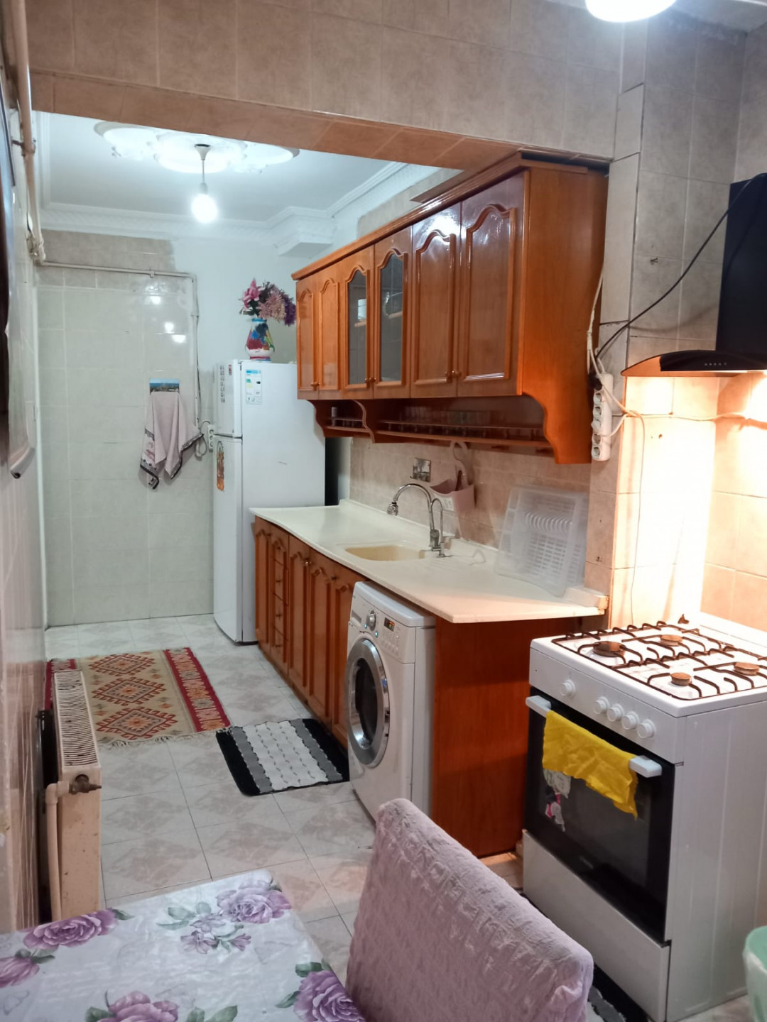 Furnished three-room apartment in Fatih