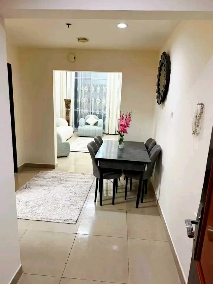 One-bedroom apartment with balcony in Ajman – Al Ittihad Tower, open view with parking, for rent