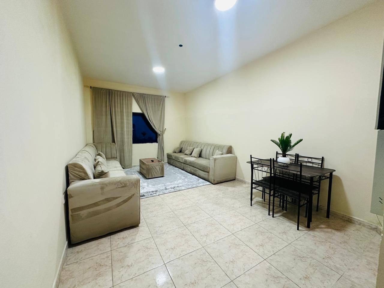 Two-bedroom apartment with a living room