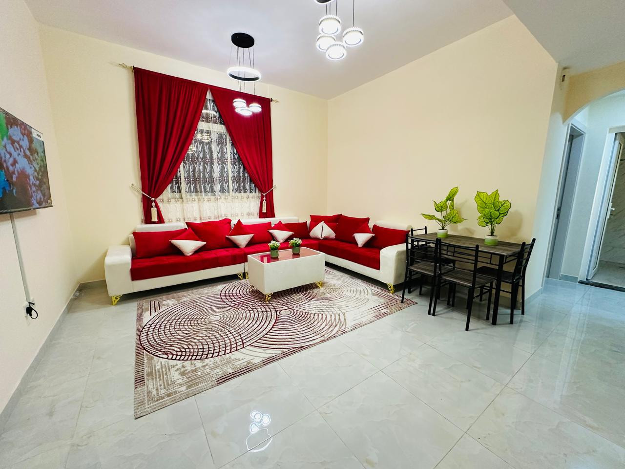 Furnished one-bedroom apartment
