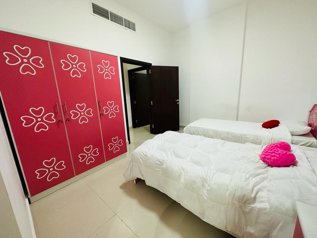 Furnished apartment, two bedrooms and a living room