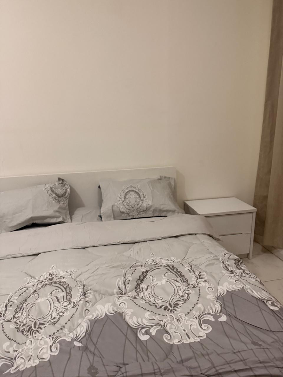 Furnished apartment, two bedrooms and a living room