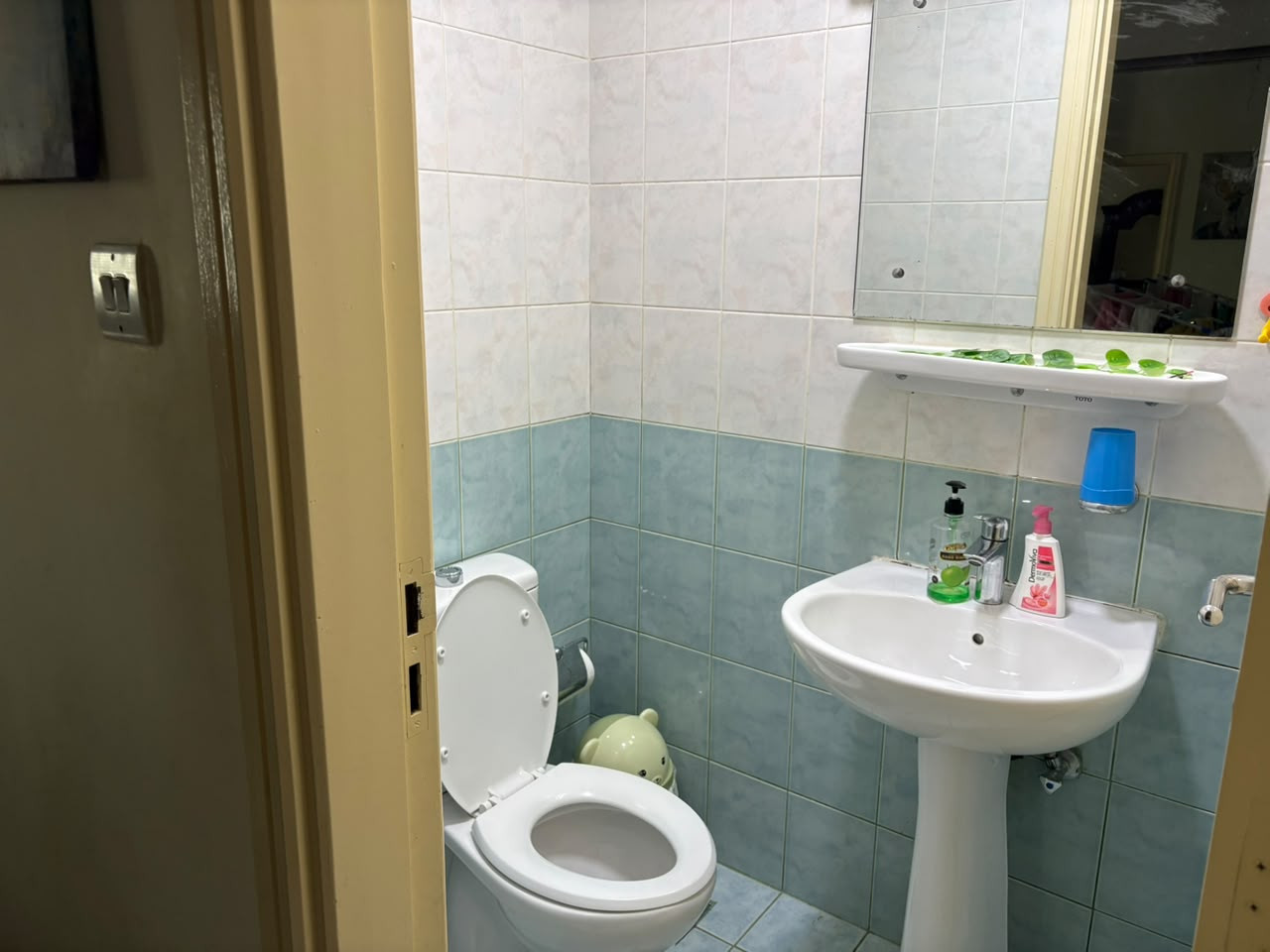 Clean apartment, one bedroom, living room, and separate kitchen