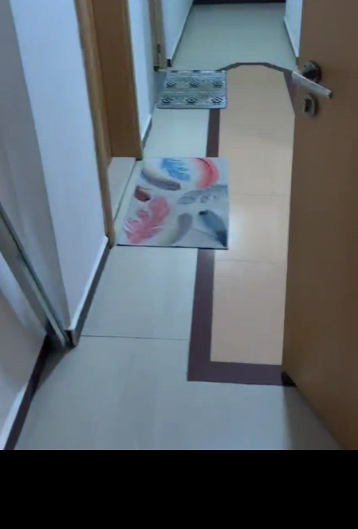 Girls' dormitory with beds