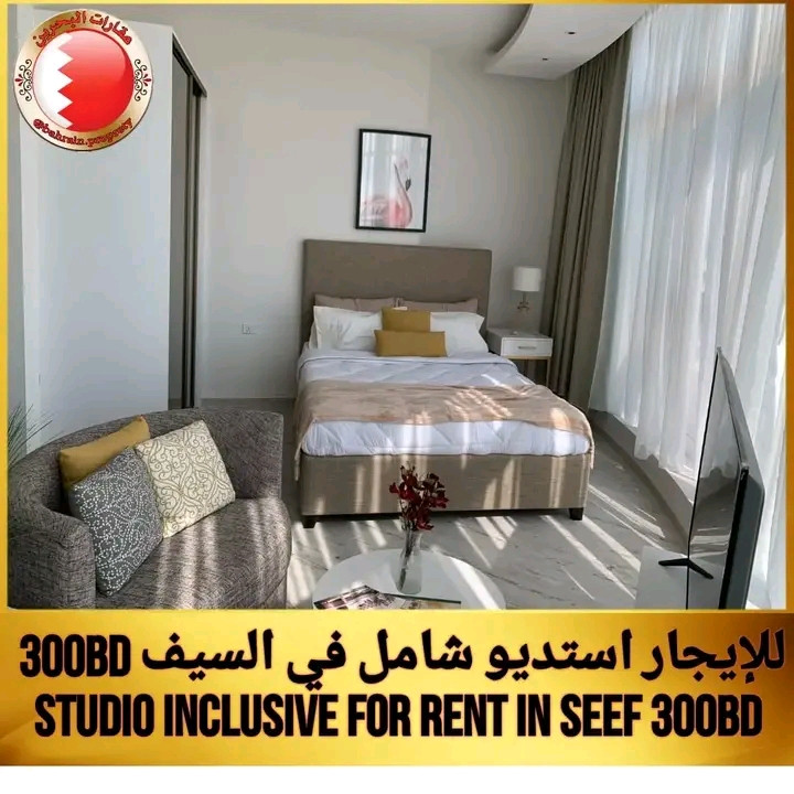 Luxuriously furnished studio in the Seef area