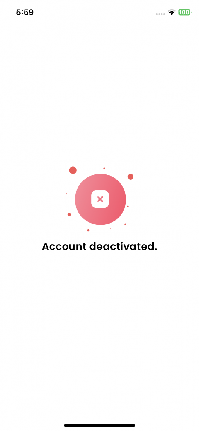 Test delete account